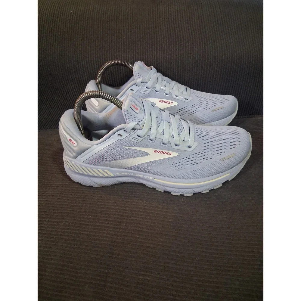 Brooks Adrenaline GTS 22 Womens Running Shoes Blue Lavender 1203531B427 Size 8.5